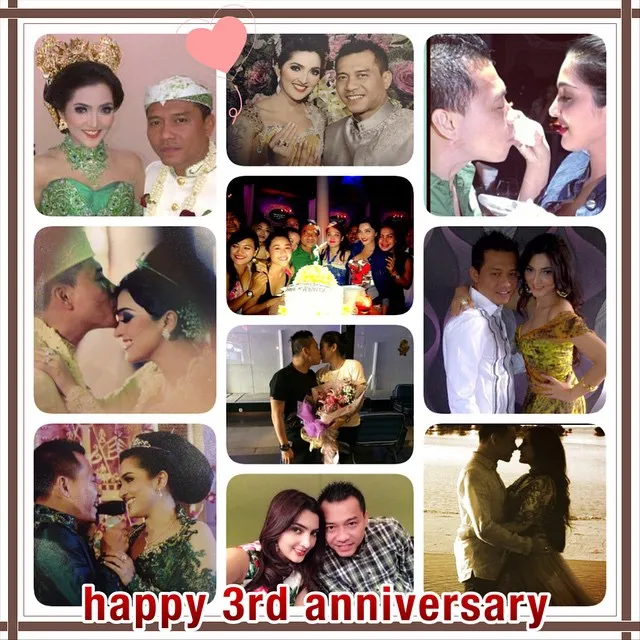 Happy 3rd anniversary Anang - Ashanty! / © Instagram