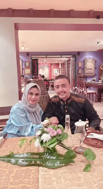 Potret Asha Shara dan Suami (Credit: Instagram/ashasyara)