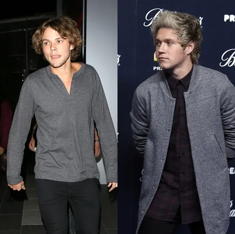 Ashton Irwin dan Niall Horan yang ternyata akrab banget sampai bertukar pakaian dalam. ©Splash