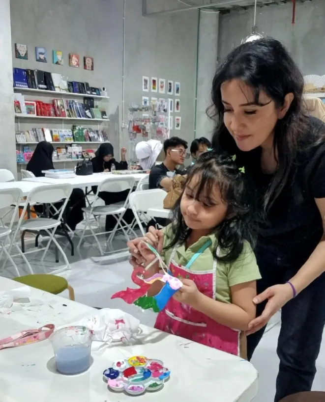 Potret Andi Soraya dan Kylie (Sumber: Instagram/andisorayabeatrix)