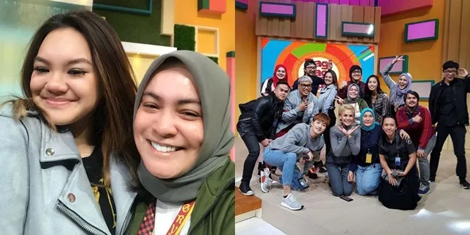 Astrid Kuya beri dukungan moril kepada keluarga Sarita Abdul Mukti. © Instagram/astridkuya