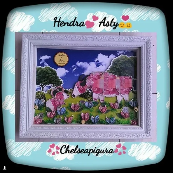 Ini mahar pernikahan Asty dan Hendra ©instagram/chelseapigura