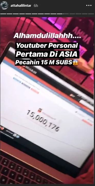 Credit: Instagram/attahalilintar