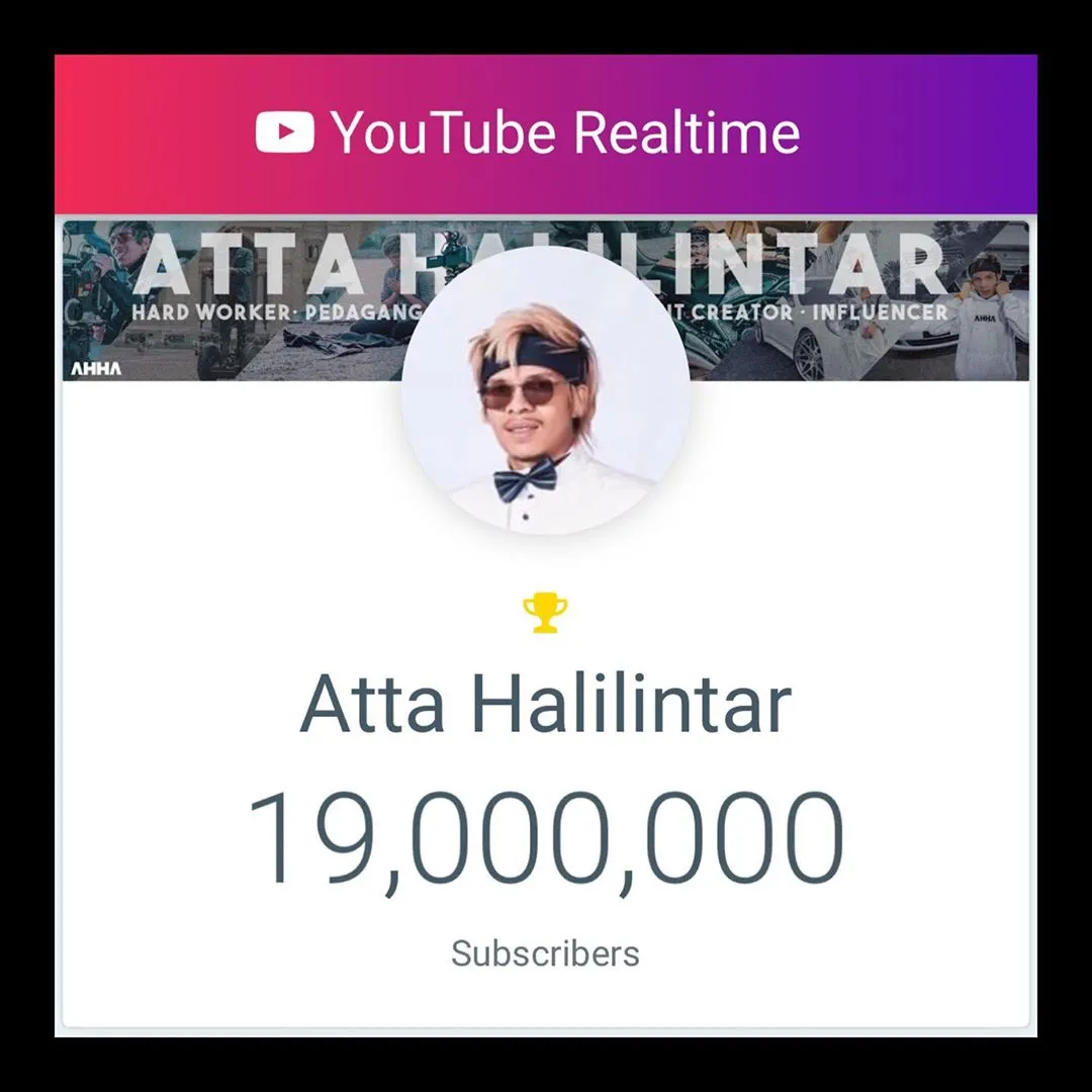 Atta Halilintar ©instagram.com/attahalilintar