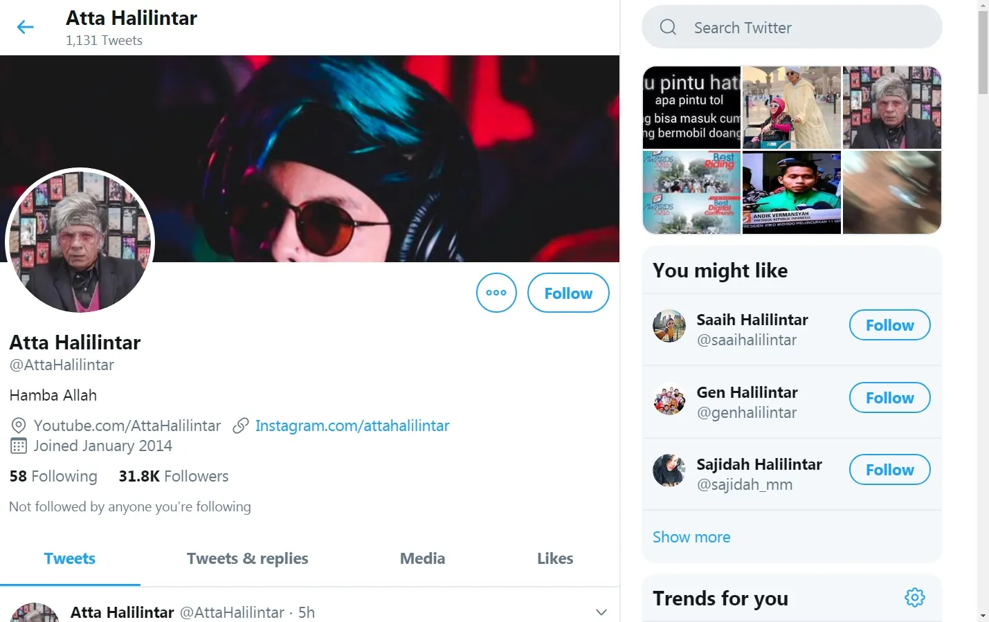 ©Twitter/AttaHalilintar