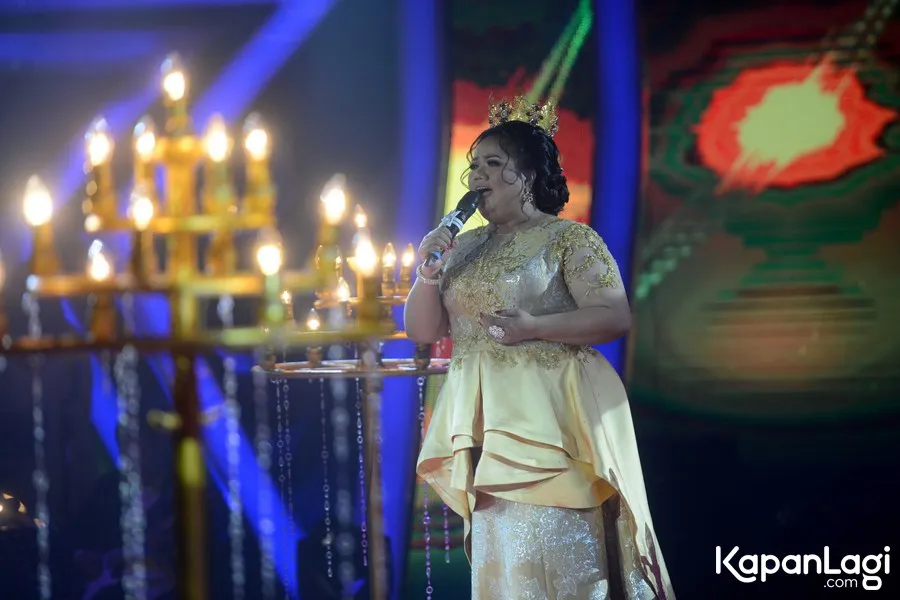 Penampilan Aty di ajang D'Star 2019 Indosiar ©KapanLagi.com/Bayu Herdianto