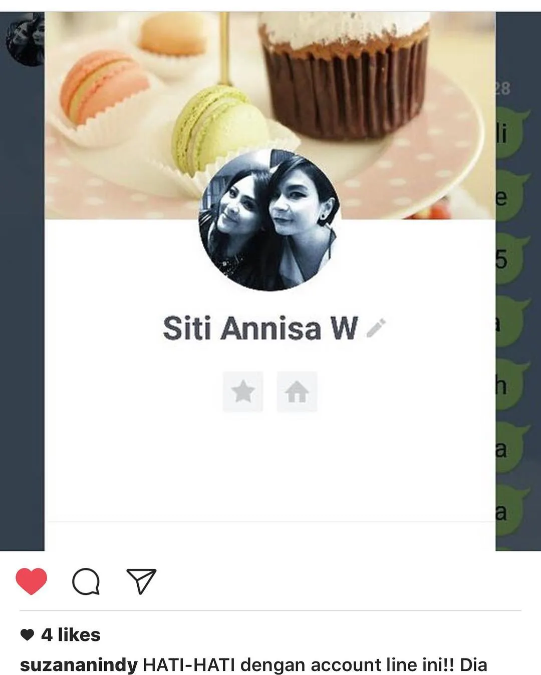 Audy curhat namanya disalahgunakan © Instagram/ma_ma_dee