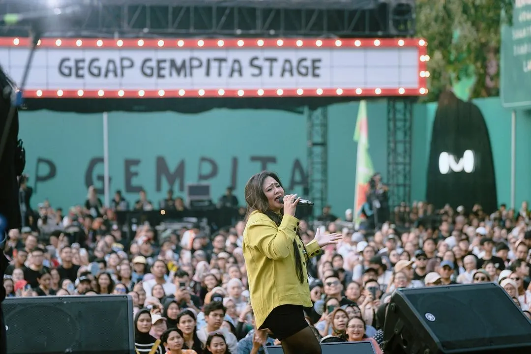 Potret Audy Item Tampil di Pestapora 2024 (Credit: Instagram/audyitem)