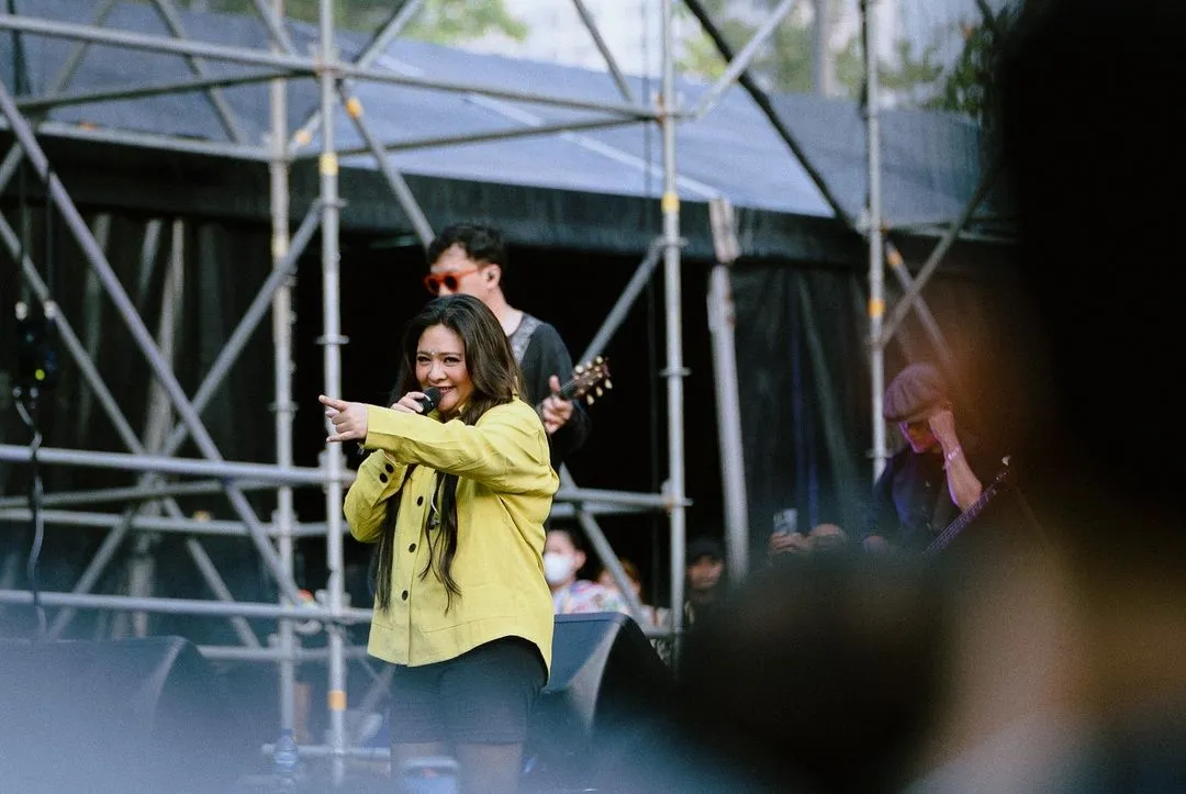 Potret Audy Item Tampil di Pestapora 2024 (Credit: Instagram/audyitem)