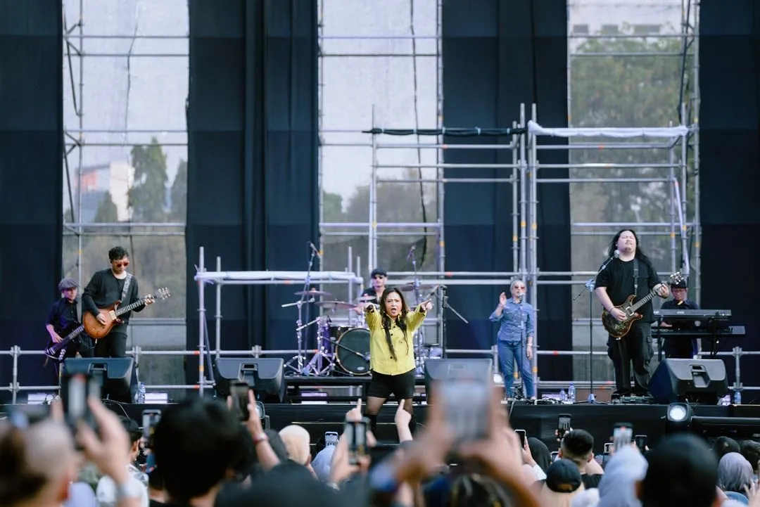 Potret Audy Item Tampil di Pestapora 2024 (Credit: Instagram/audyitem)