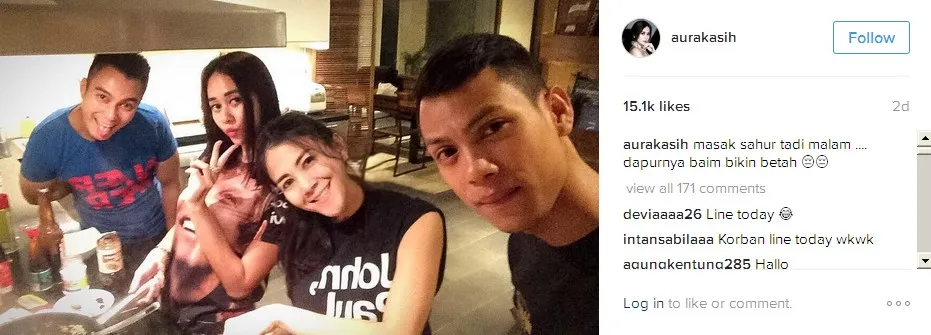 Aura Kasih © Instagram