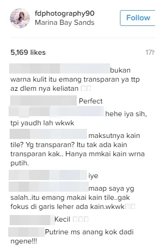 Netizen heboh karena baju Aurel ©instagram/fdphotography90