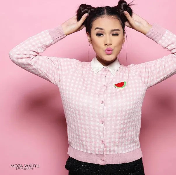Aurel dengan gaya remaja @ Instagram/Aurel