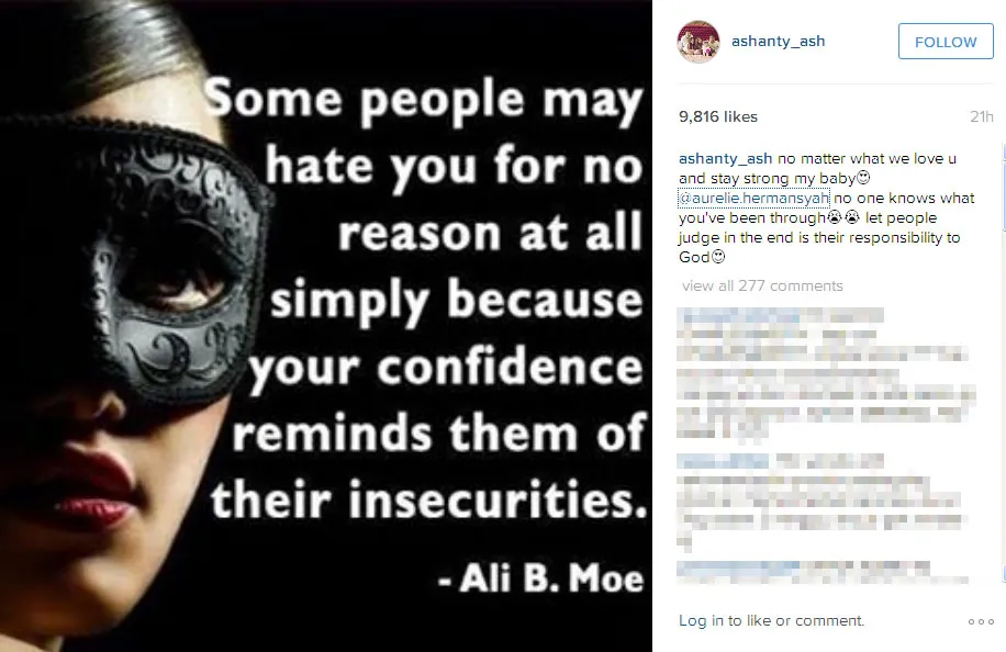 Aurel Punya Banyak Haters Ashanty Beri Sebuah Pesan Di Instagram