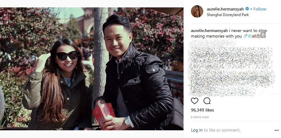Momen manis Aurel Hermansyah liburan bersama dengan keluarga dan kekasihnya. Credit: via instagram.com/aurelie.hermansyah