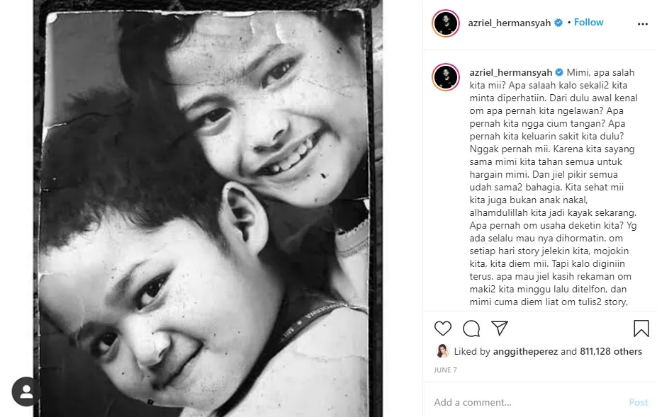 ©instagram.com/azriel_hermansyah