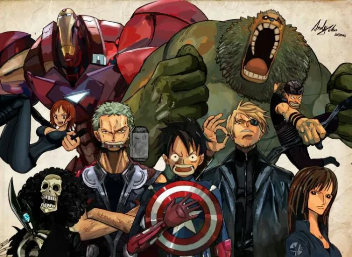 The Avengers Versi One Piece © 9Gag