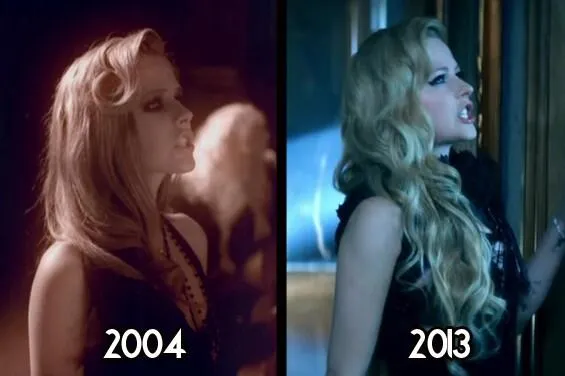 Avril dulu dan sekarang @ Twitter.com/@AvrilSweden