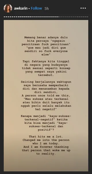 © Instagram/awkarin