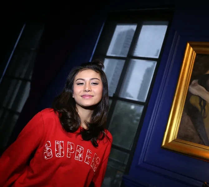 Karin kerap berbagi mengenai pengalaman suka dukanya saat merintis bisnis selebgram. © KapanLagi.com/Agus Apriyanto