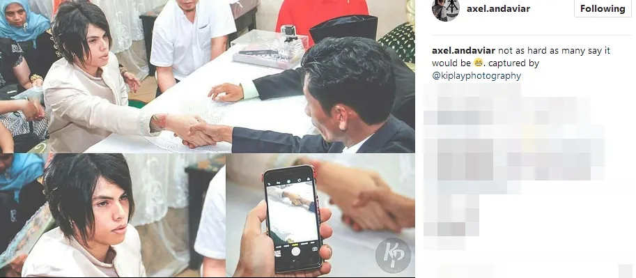 Axel dan Melody menikah pada 4 Maret lalu ©instagram/axel.andaviar