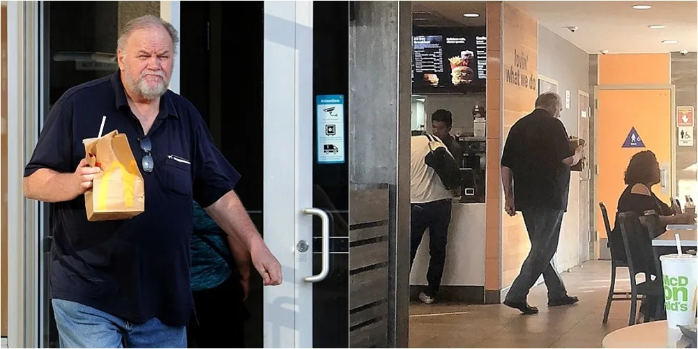 Thomas Markle memilih fast food sebagai makanan di ulangtahunnya. (BACKGRID via Dailymail)