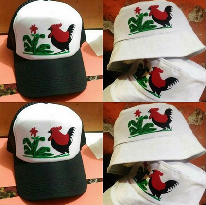 Viral, Topi & Bucket Hat Bergambar Mangkok Ayam Ini Unik ...