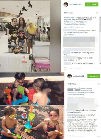 Ayu Ting Ting liburan bareng Jessica Iskandar. ©instagram/ayutingting92