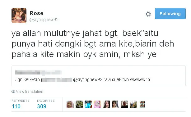 Ini dia 'tanggapan' Ayu Ting Ting pada sindiran pedas haters © Twitter.com/aytingnew92