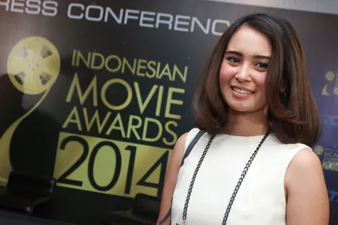 Ayushita saat hadiri presscon IMA 2014 @foto: KapanLagi.com®/agus