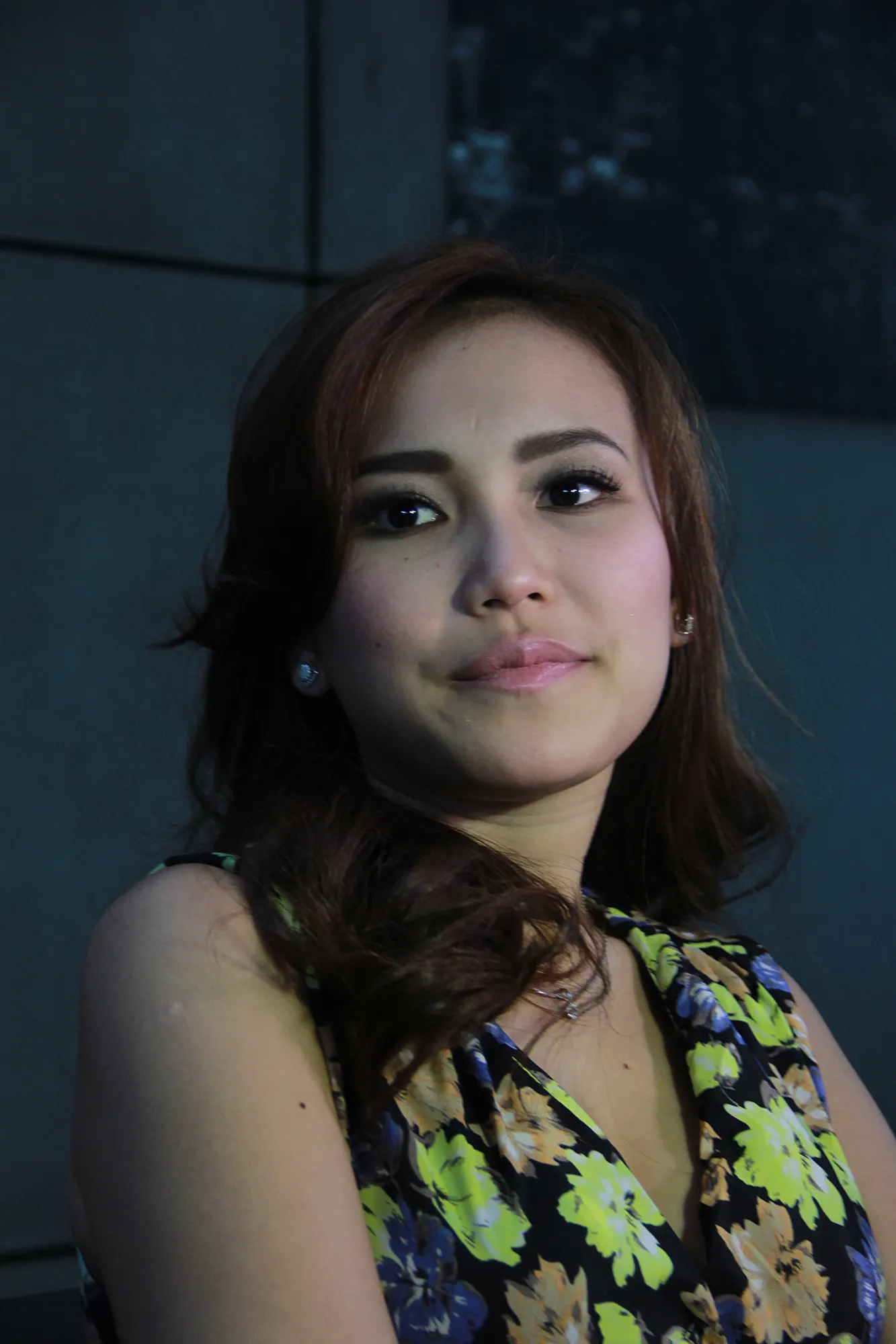 Ayu Ting Ting bersedih atas meninggalnya Olga Syahputra © KapanLagi.com®/Agus Apriyanto