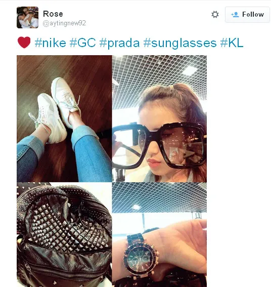 Pilihan gaya Ayu Ting Ting @foto: Official Twitter Ayu Ting Ting