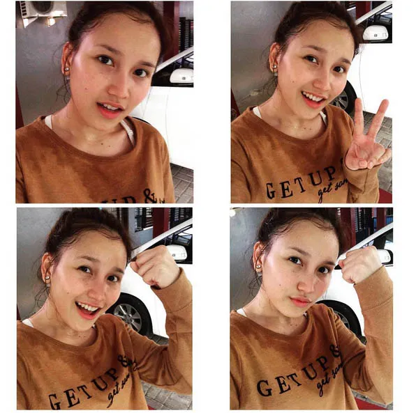 Wajah penuh keringat Ayu Ting Ting © Instagram.com/ayutingting92