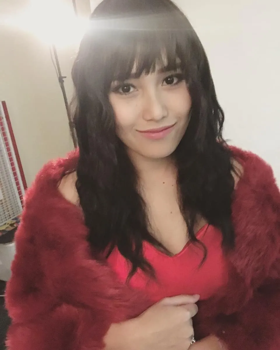 Penampilan Ayu dengan poni depan belum lama ini. Credit: via instagram.com/ayutingting92