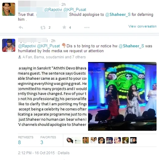 Fans marah karena Shaheer diedit jadi buaya. ©twitter