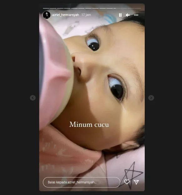 (credit: instagram.com/azriel_hermansyah)