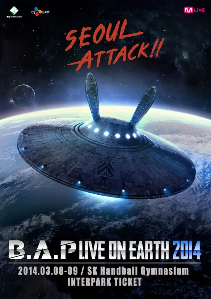 Konser B.A.P bakal berkonsep luar angkasa. ©soompi.com