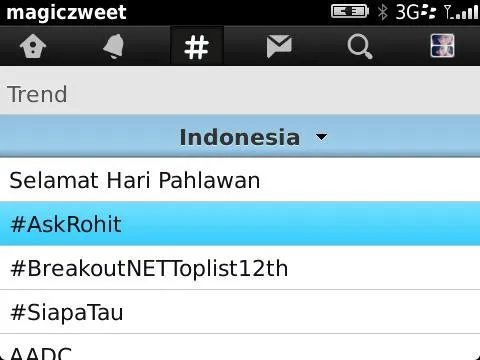 Rohit sudah bikin heboh dunia maya. @twitter.com