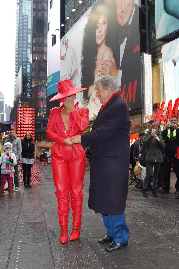Lady Gaga dan Tony Bennett @twitter.com/GagaMediaDotNet