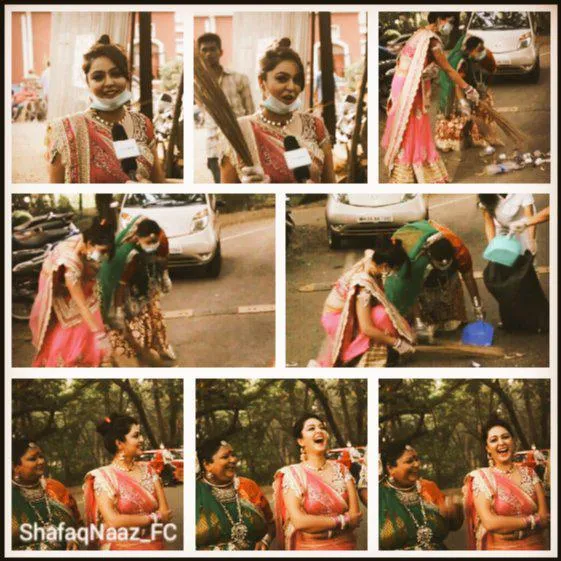 Shafaq nyapu sendiri! @twitter.com/ShafaqNaaz_FC