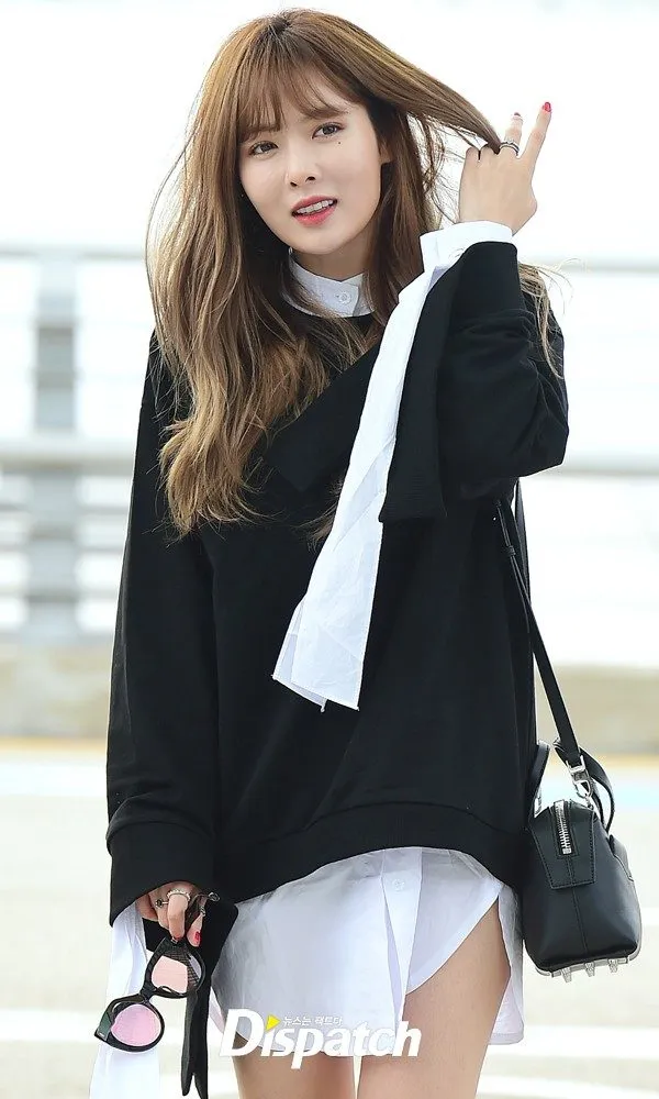 HyunA memang lucu © Dispatch