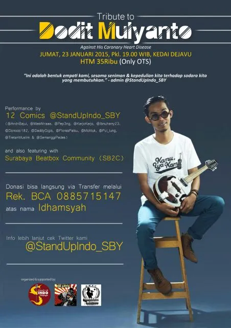 Acara Tribut to Dodit Mulyanto @foto: twitter.com/aMrazing