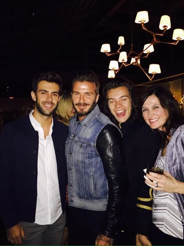 David Beckham di acara ultah Harry Styles / © Twitter
