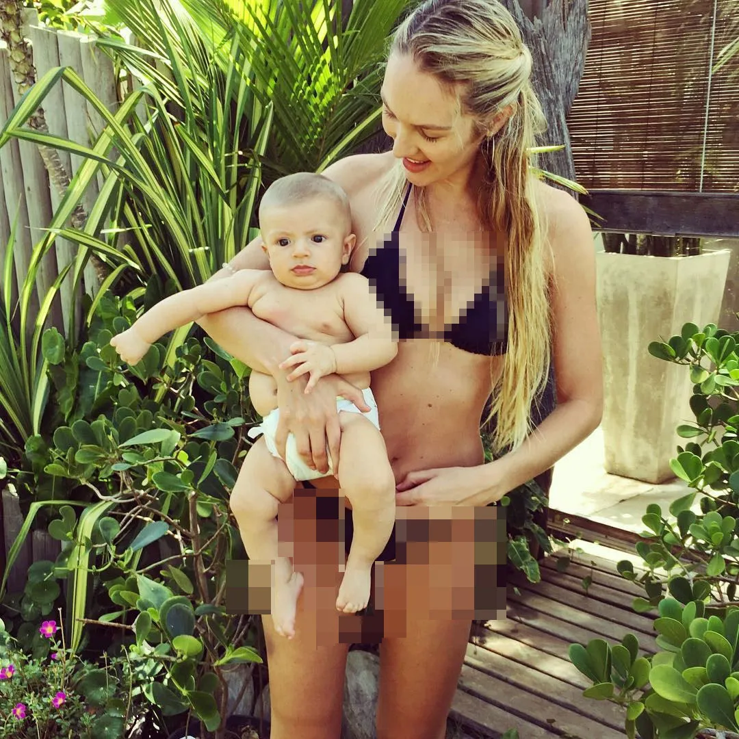 Candice Swanepoel pamer tubuh langsing pasca melahirkan © Instagram.com/angelcandice