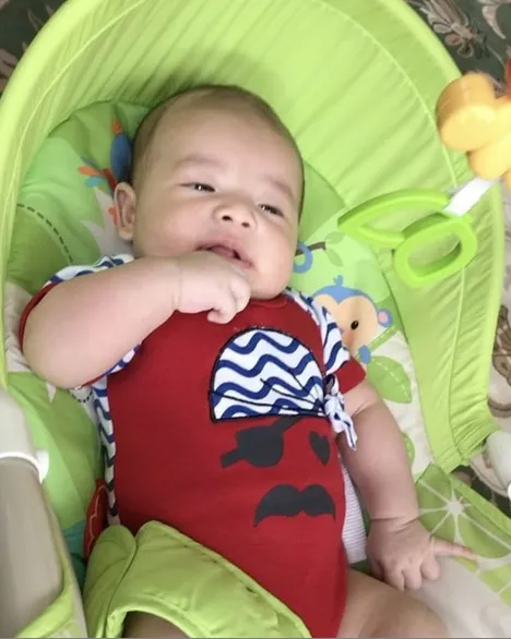 Baby Arsya anak Ashanty mirip bule. 姆nstagram.com/ashanty