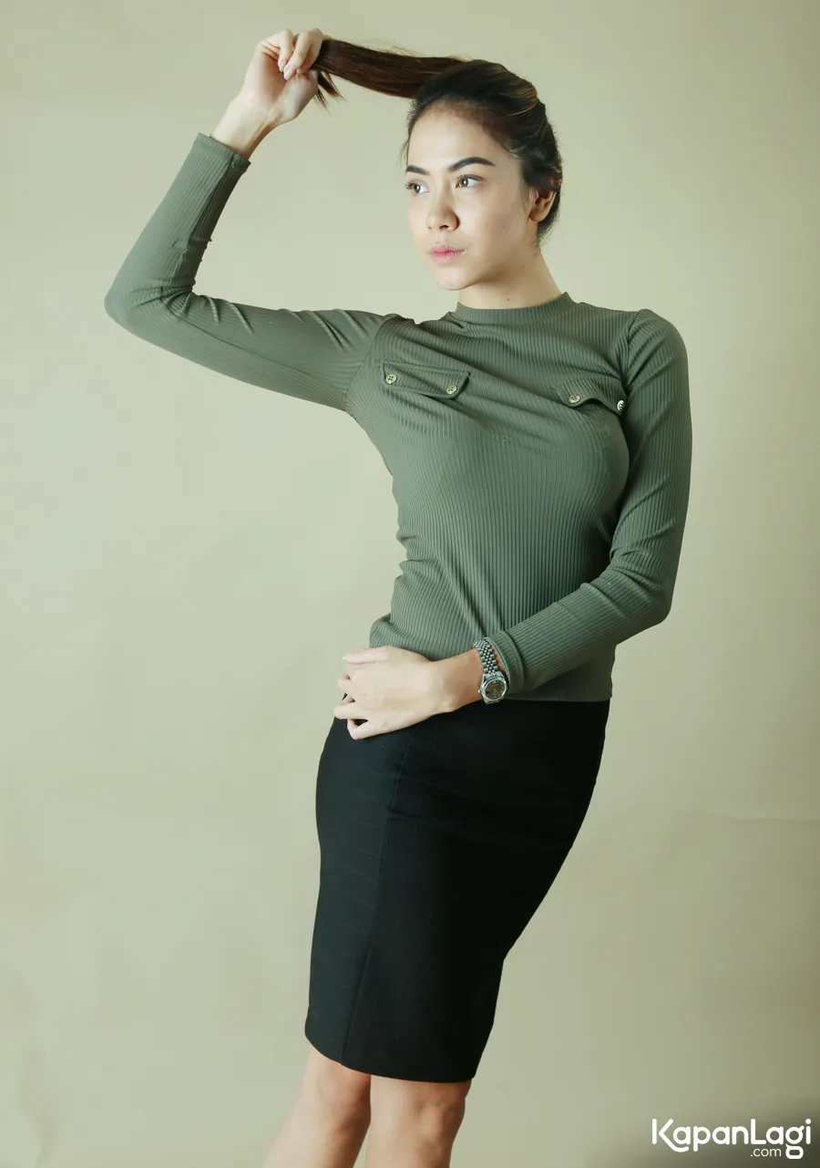 Baby:"Tapi seru, sesuatu yang kita pengin malah bertolak belakang. Ternyata berhasil juga, seneng, bisa seperti itu."/©KapanLagi.com®/Budy Santoso