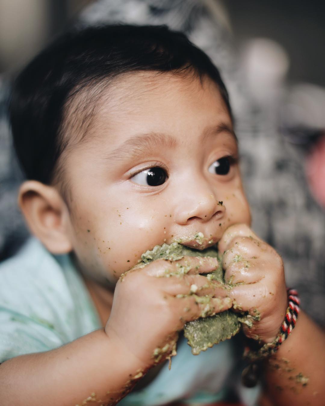 Metode BLW baiknya dilakukan saat bayi menginjak usia 6 bulan © instagram.com/AndienAisyah