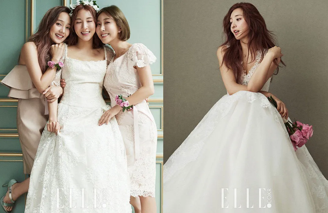 Pictorial pernikahan Bada bersama Eugene dan Shoo. ©Elle Magazine