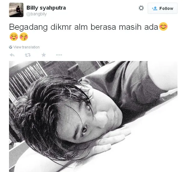 Billy Syahputra @foto: twitter.com/bangbily