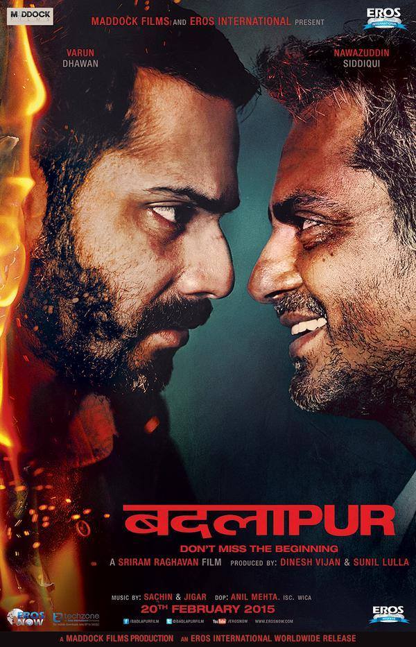 Poster film 'BADLAPUR', Varun Dhawan dan Nawazuddin Siddiqui @filmibeat.com